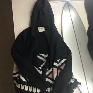 abercrombie kids- hooded navy sweater